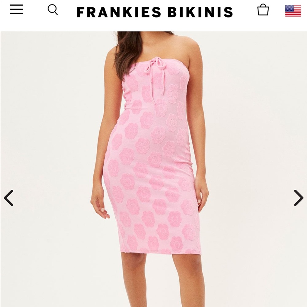 Frankie's bikinis terry dress